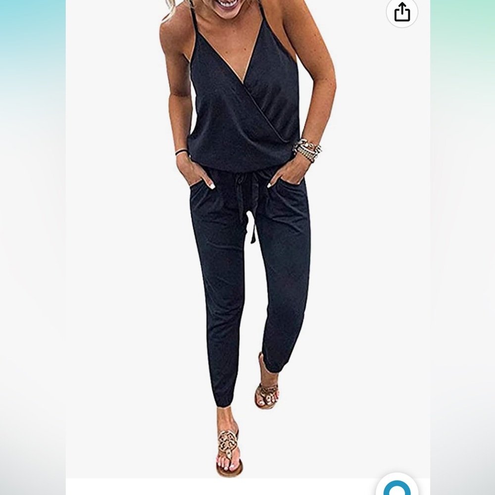 Black Jumpsuit Romper